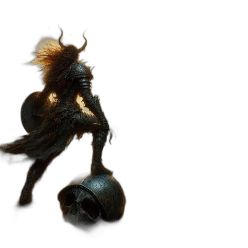 hair, dragon, creature, animal transparent PNG cut-out