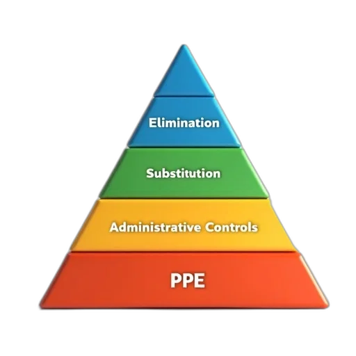 pyramid, five, levels, each transparent PNG cut-out