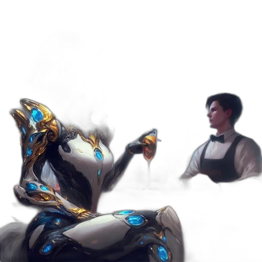 robot, weapon, mask, dragon transparent PNG cut-out