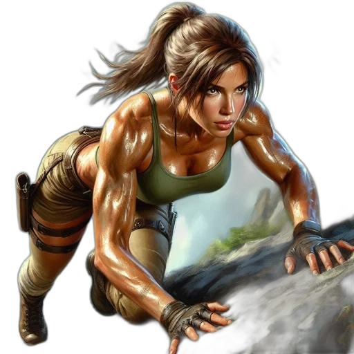fantasy art, concept art, comic book art, photorealistic transparent PNG cut-out