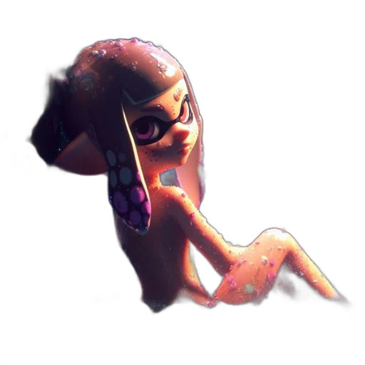 staff, creature, mask, hair transparent PNG cut-out