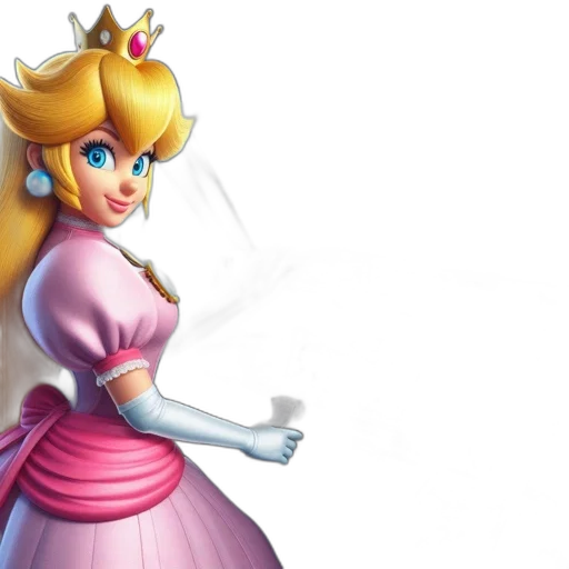 dress, crown, concept art, 3d render transparent PNG cut-out