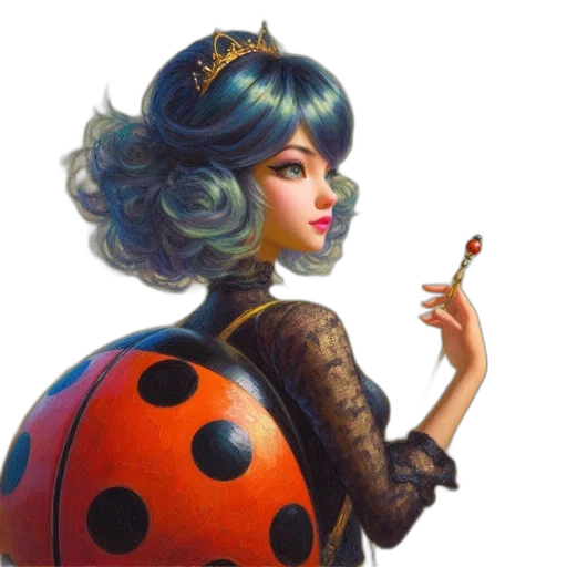 dress, jewelry, staff, fantasy art transparent PNG cut-out