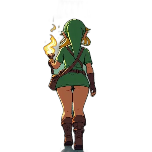 staff, weapon, sword, dress transparent PNG cut-out