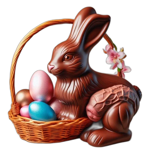 food, photorealistic, 3d render, chocolate transparent PNG cut-out