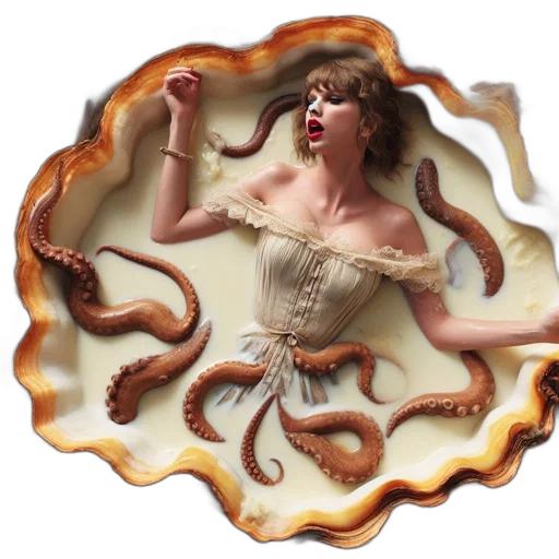 food, hair, woman, lies transparent PNG cut-out