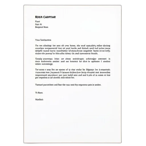 resignation, letter, format, template transparent PNG cut-out
