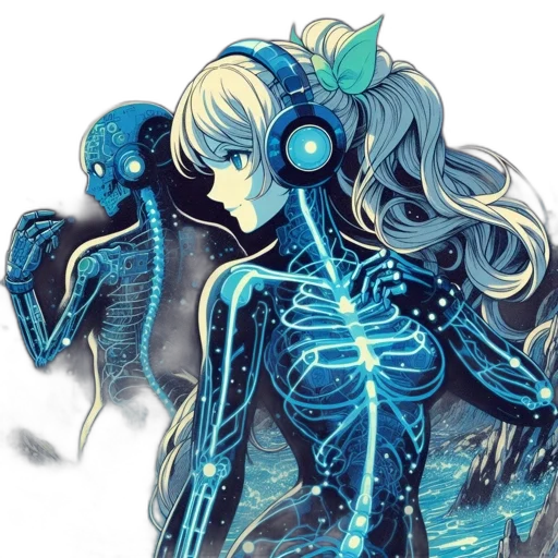robot, mask, concept art, anime transparent PNG cut-out