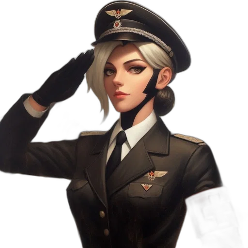 staff, hat, jacket, face transparent PNG cut-out