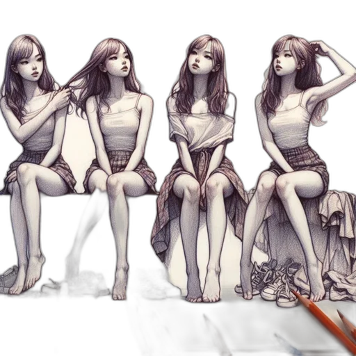 dress, concept art, fantasy art, photorealistic transparent PNG cut-out