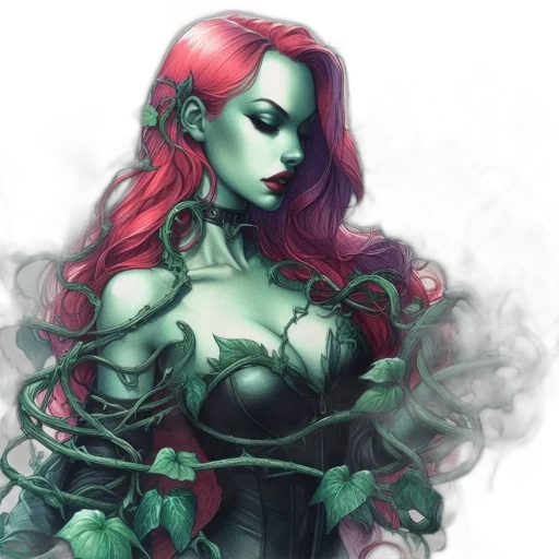 dress, fantasy art, comic book art, concept art transparent PNG cut-out