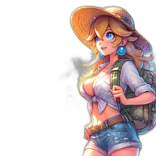 weapon, hat, concept art, anime transparent PNG cut-out