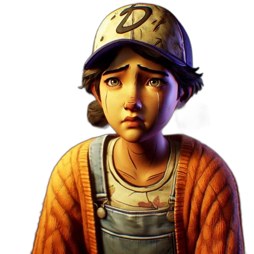 face, hat, concept art, photorealistic transparent PNG cut-out