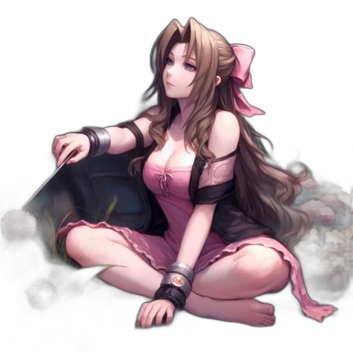 dress, staff, concept art, fantasy art transparent PNG cut-out