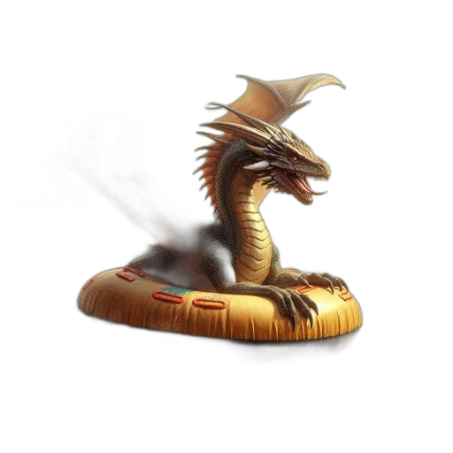 dragon, creature, sword, weapon transparent PNG cut-out