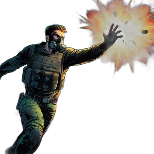 weapon, concept art, comic book art, 3d render transparent PNG cut-out