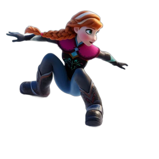 staff, jacket, weapon, hair transparent PNG cut-out