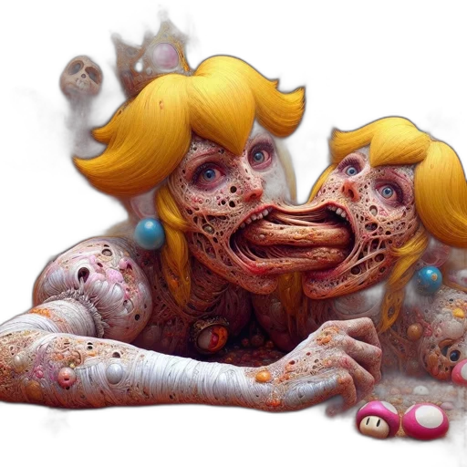 creature, mask, crown, concept art transparent PNG cut-out