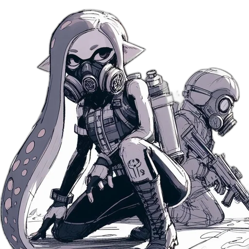 weapon, robot, mask, concept art transparent PNG cut-out