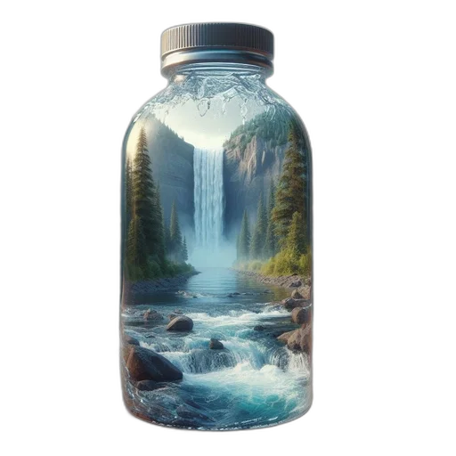 bottle, dress, photorealistic, concept art transparent PNG cut-out