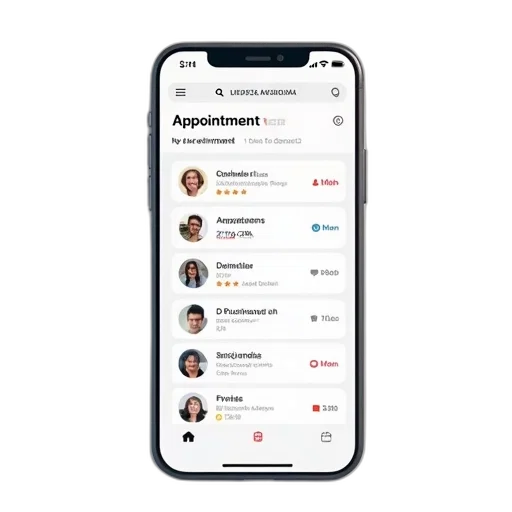 staff, phone, screen, displaying transparent PNG cut-out