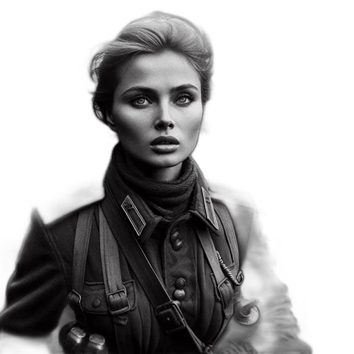 face, jacket, photorealistic, fantasy art transparent PNG cut-out