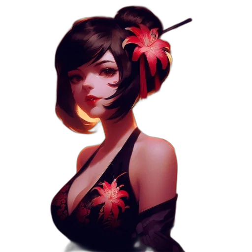 mask, flower, staff, face transparent PNG cut-out