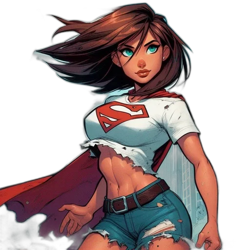dress, comic book art, concept art, cartoon transparent PNG cut-out