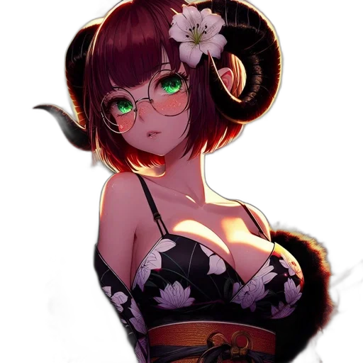 dress, flower, staff, crown transparent PNG cut-out