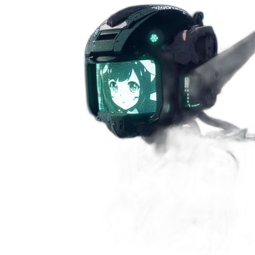 robot, mask, weapon, face transparent PNG cut-out