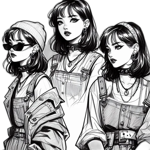 jacket, cyberpunk, comic book art, concept art transparent PNG cut-out