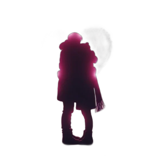 jacket, umbrella, dress, staff transparent PNG cut-out