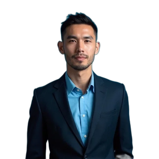 staff, jacket, face, robot transparent PNG cut-out