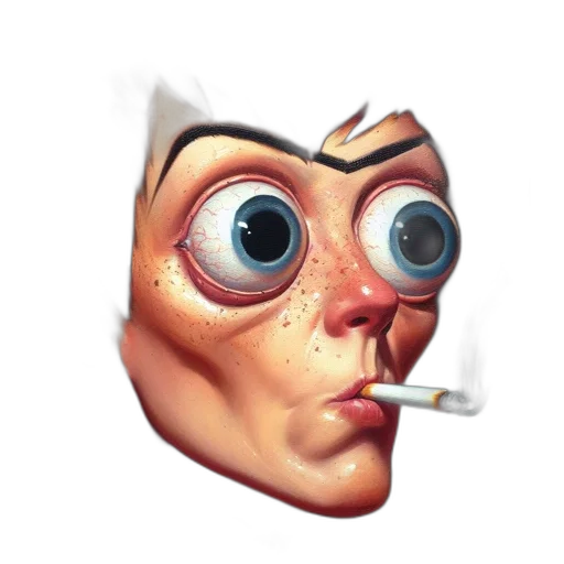 mask, face, robot, creature transparent PNG cut-out