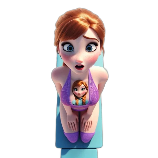 dress, bottle, staff, 3d render transparent PNG cut-out