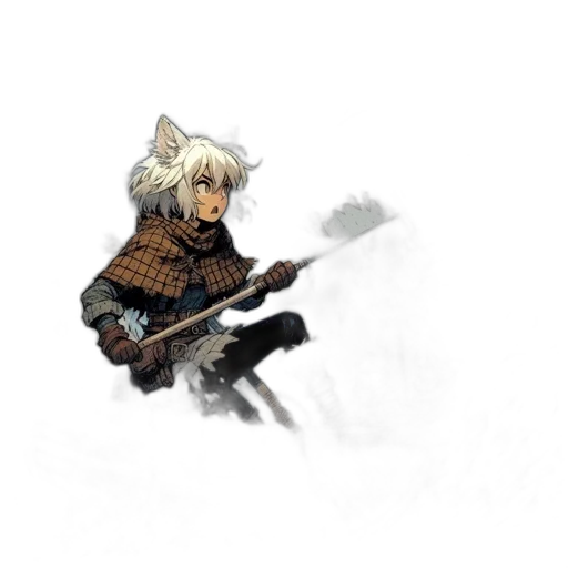 weapon, staff, animal, dragon transparent PNG cut-out