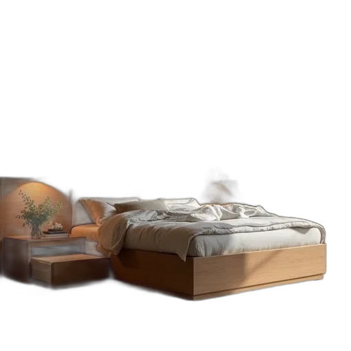 furniture, food, shoes, 3d render transparent PNG cut-out