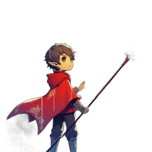 sword, staff, weapon, jacket transparent PNG cut-out
