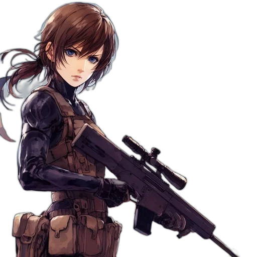 weapon, concept art, anime, pixel art transparent PNG cut-out