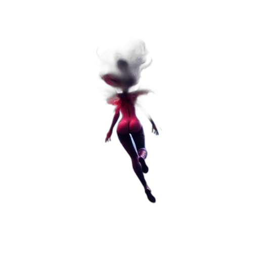 hair, weapon, creature, staff transparent PNG cut-out