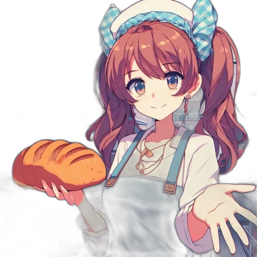 food, staff, hat, creature transparent PNG cut-out