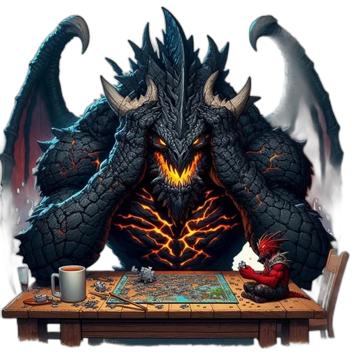 dragon, fantasy art, concept art, pixel art transparent PNG cut-out