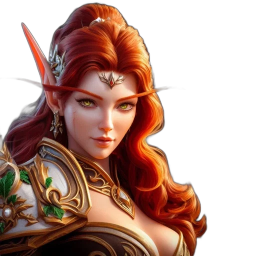 fantasy art, concept art, photorealistic, two transparent PNG cut-out