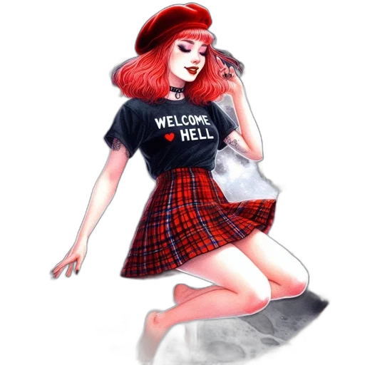 dress, concept art, fantasy art, comic book art transparent PNG cut-out