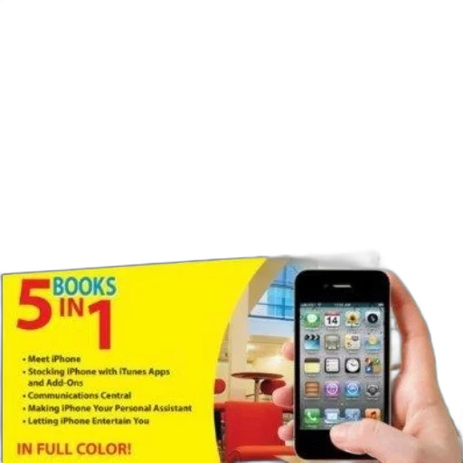 book, cover, titled, iphone transparent PNG cut-out