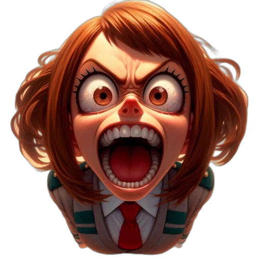 face, mask, staff, creature transparent PNG cut-out