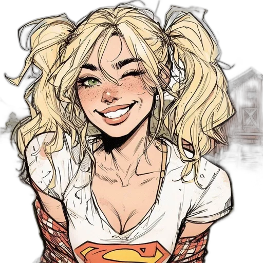 comic book art, cartoon, concept art, watercolor transparent PNG cut-out