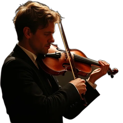 staff, violin, concerto, composed transparent PNG cut-out