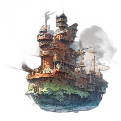dragon, concept art, fantasy art, watercolor transparent PNG cut-out