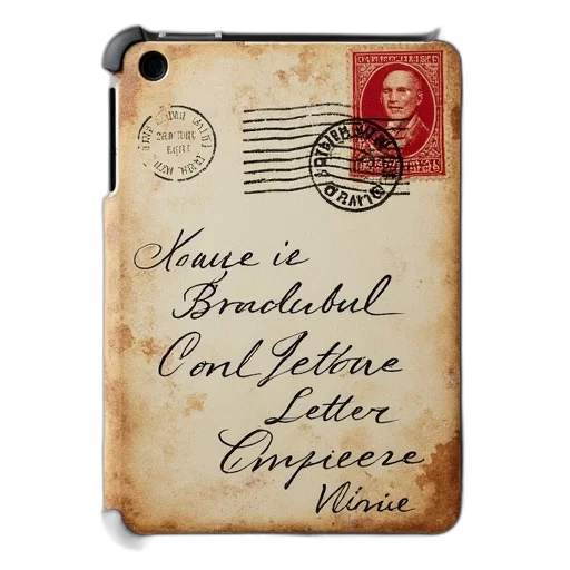 furniture, vintage, postage, letter transparent PNG cut-out
